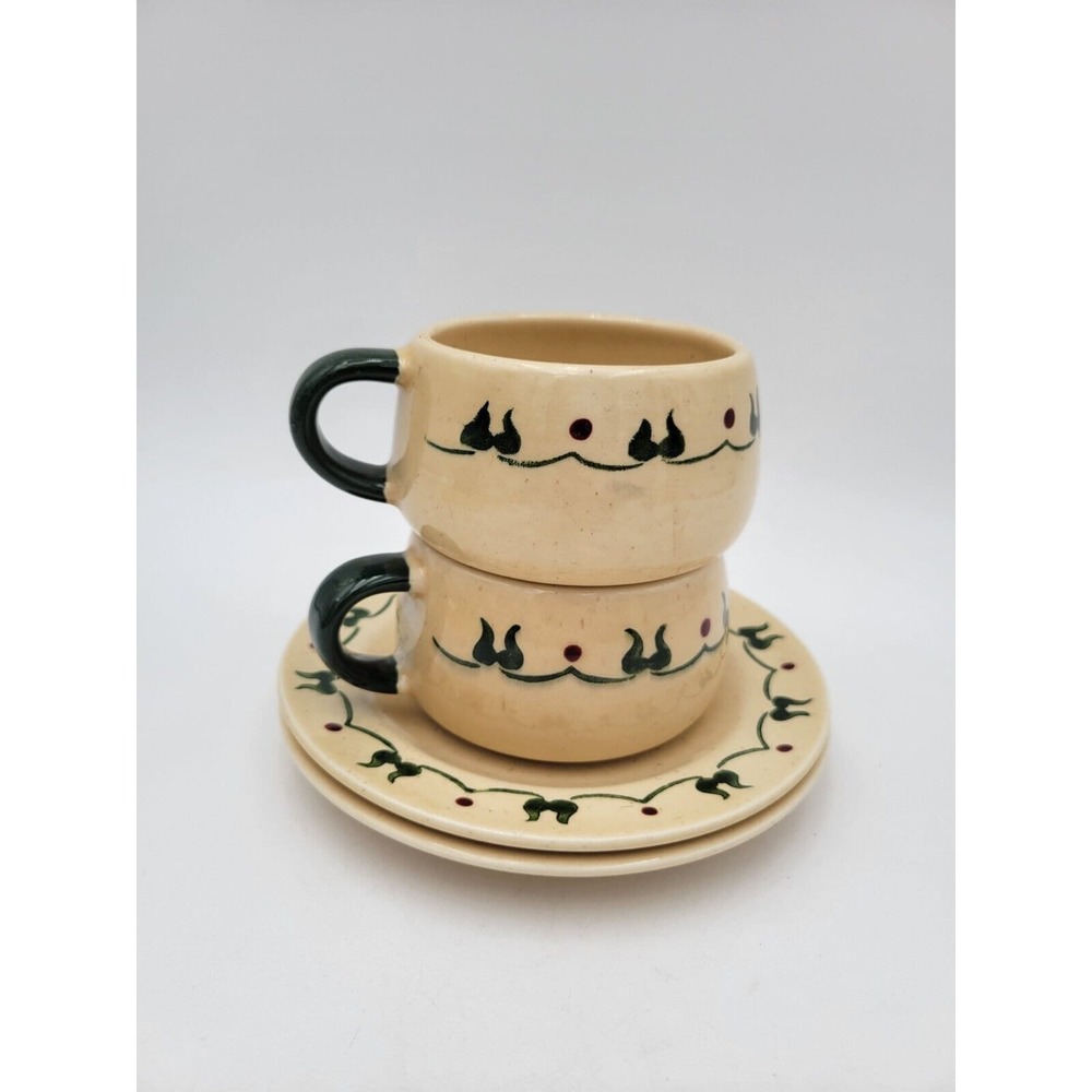 Metlox Poppytrail California Homestead Provincial Cup & Saucer Set of 2‎